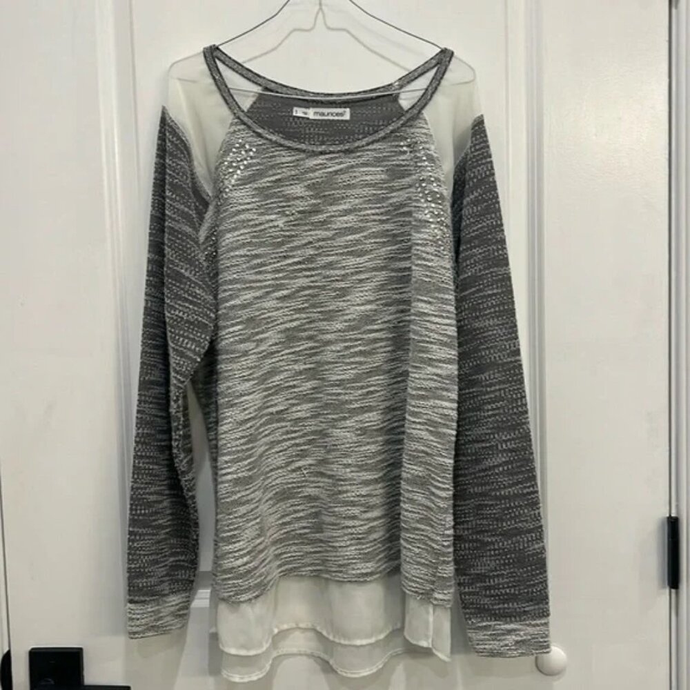 Maurices Mesh Sweater